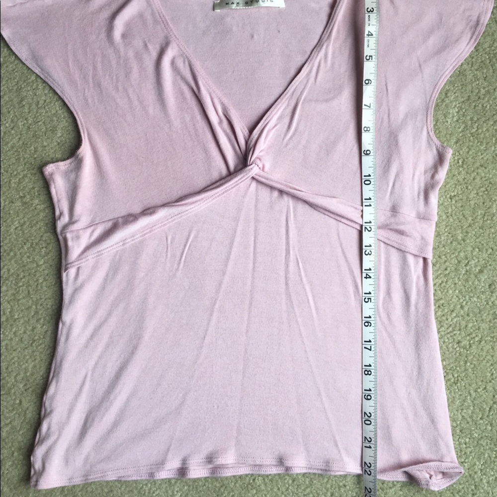 Max Studio Pink Top Size Medium - Picture 5 of 6